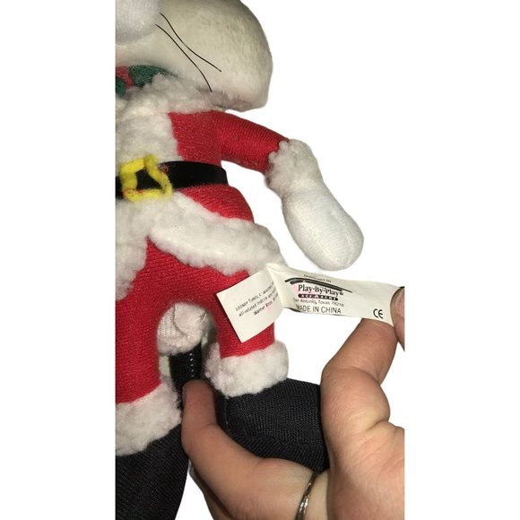 Looney Toons SYLVESTER Santa Suit Plush - Christmas Toy Collectible 9" Tall - Picture 3 of 5